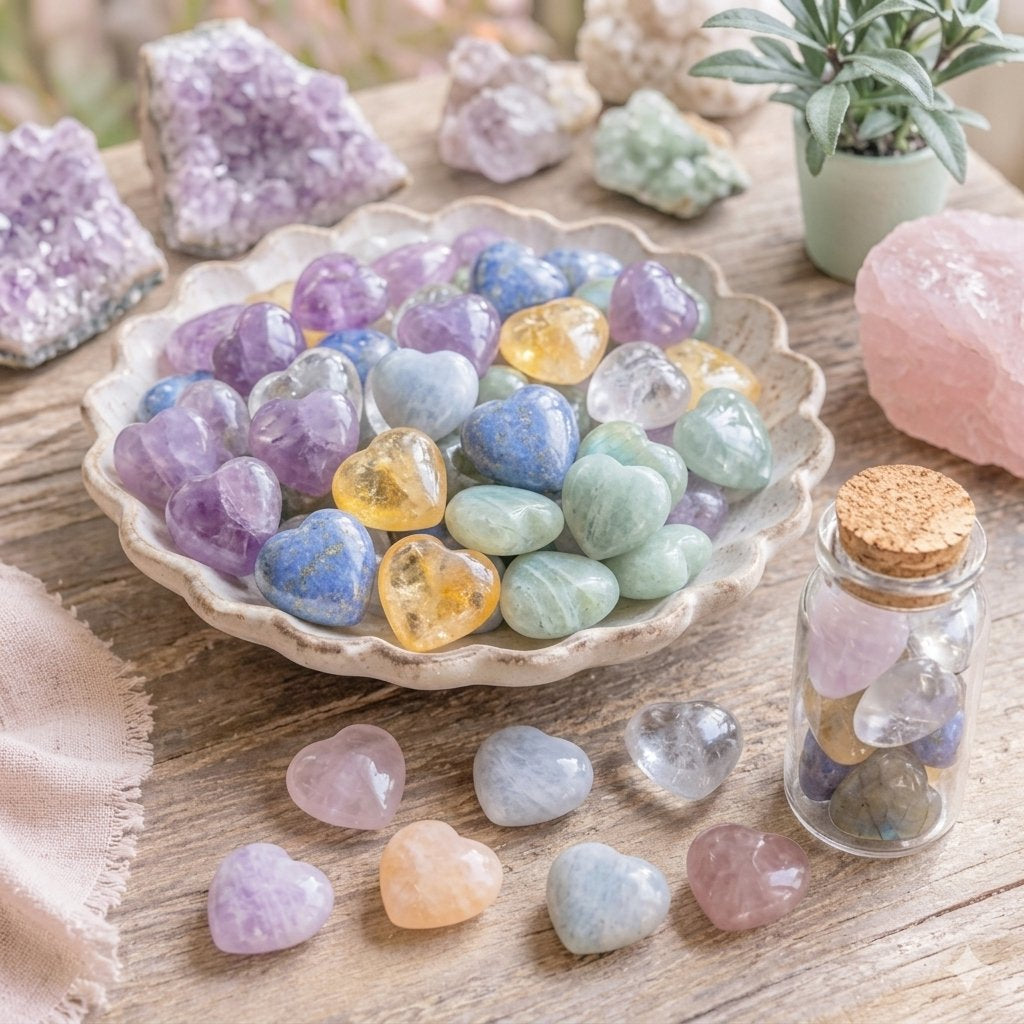 Small Heart Shaped Stones